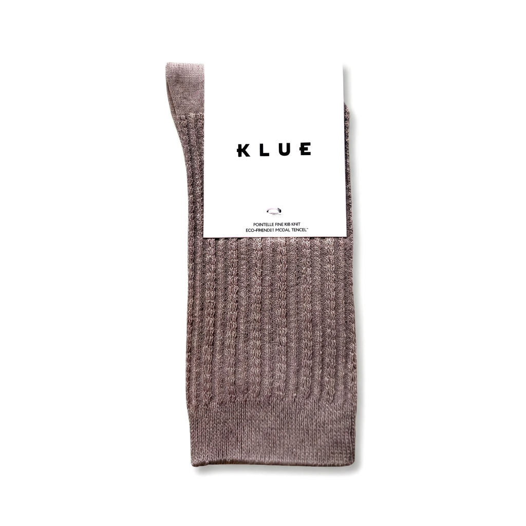 KLUE Pointelle Côtelé Fin en Tricot | Moka: 36-40 — vue 1 sur 4