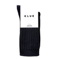Chaussettes à rayures tricotées en coton biologique KLUE | Noir: 36-40 — vue 1 sur 5