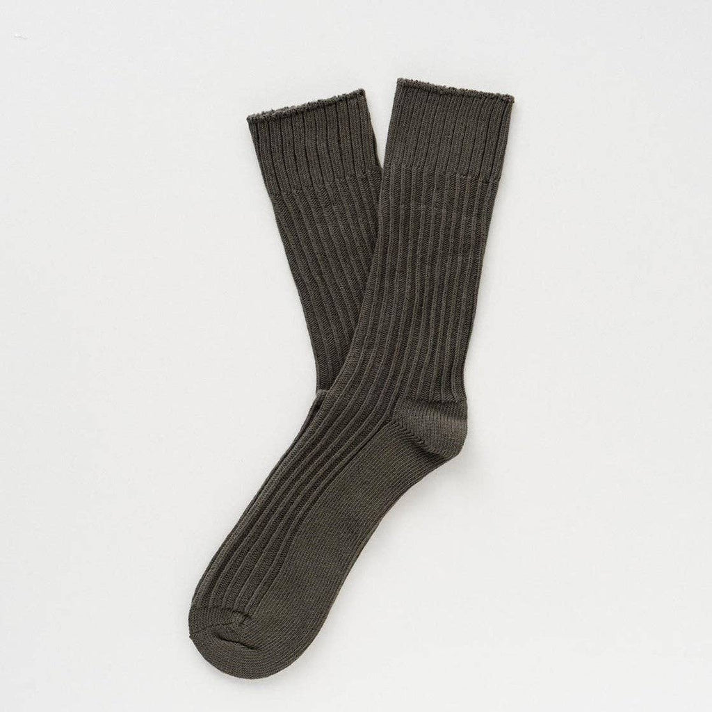 Chaussettes à rayures tricotées en coton biologique KLUE | Kaki: 36-40 — vue 4 sur 6