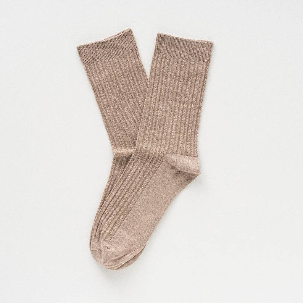 KLUE Pointelle Côtelé Fin en Tricot | Moka: 36-40 — vue 4 sur 4