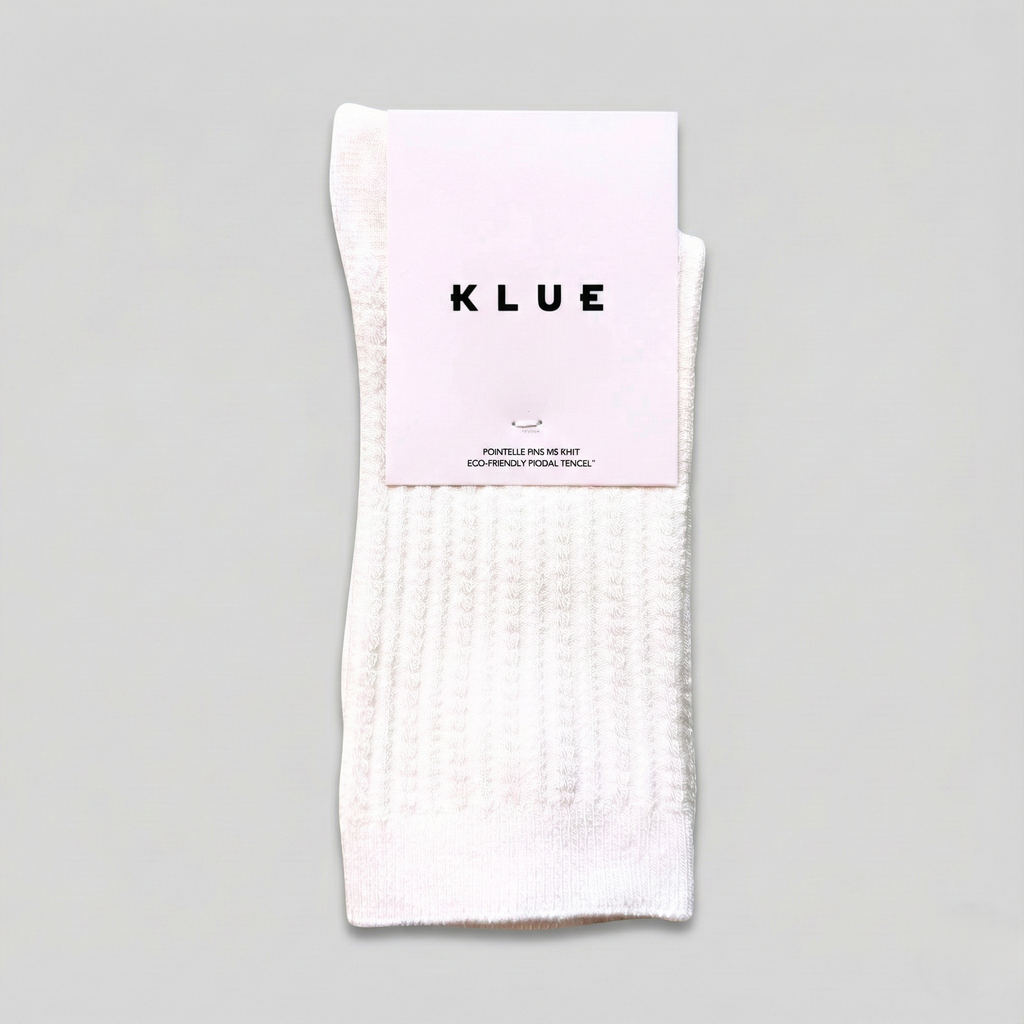 KLUE Pointelle Côtelé Fin en Tricot | Blanc: 36-40 — vue 1 sur 4