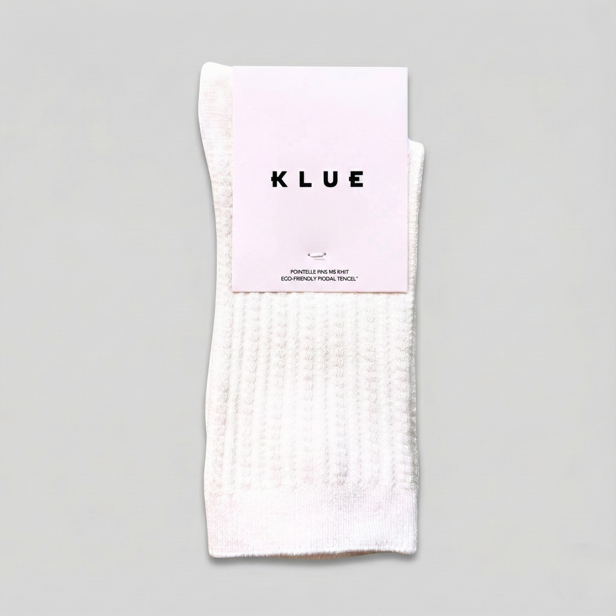 KLUE Pointelle Côtelé Fin en Tricot | Blanc: 36-40 — vue 1 sur 4