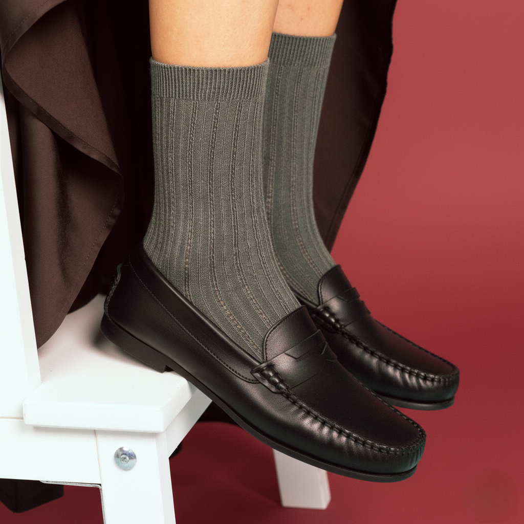 Côte fine en pointelle KLUE | Kaki: 36-40 — vue 2 sur 4