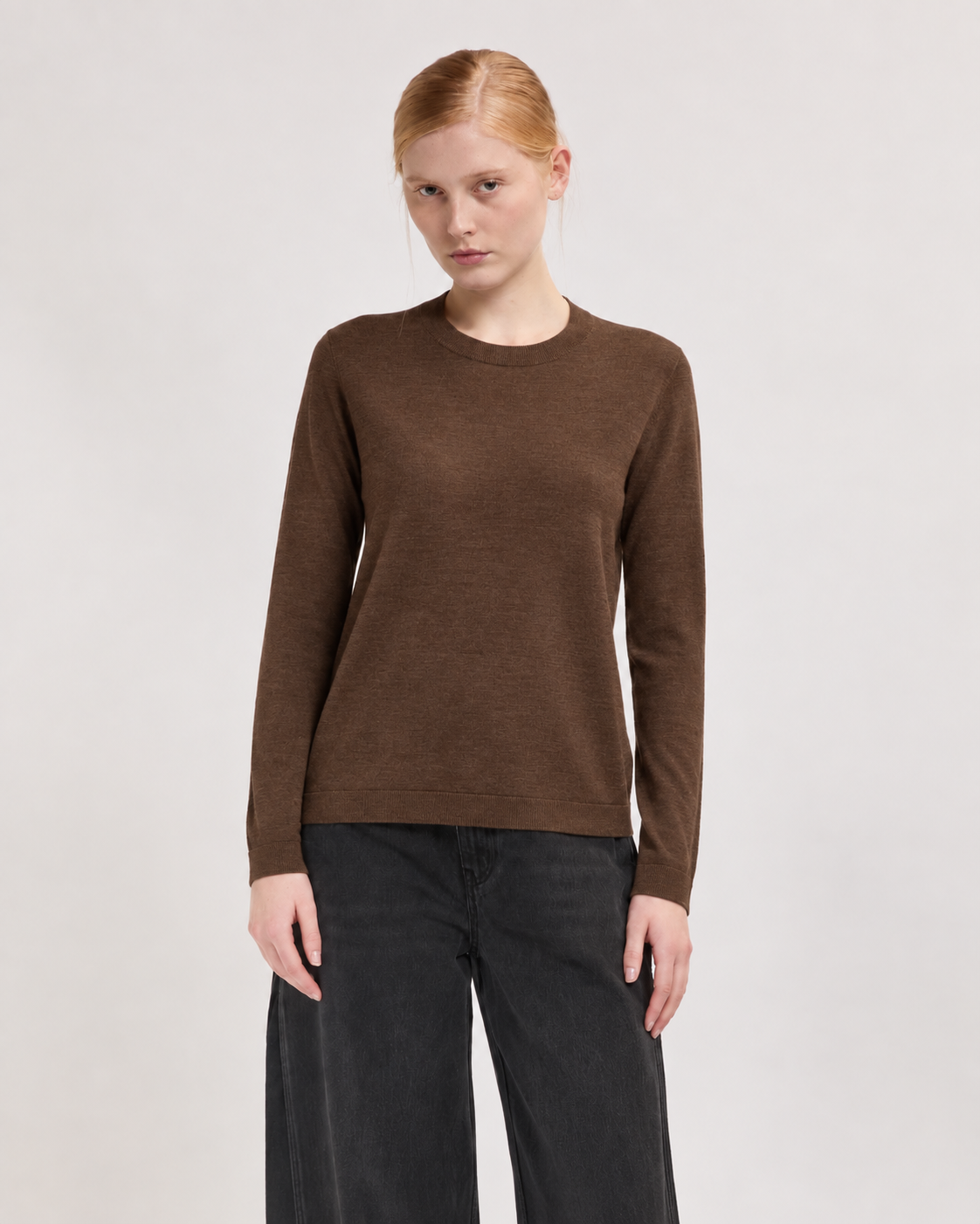 Pull Catelina en cachemire bronze Absolut Cashmere vue de face