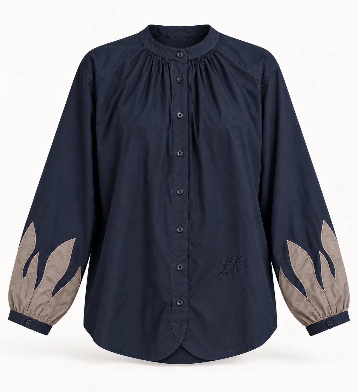 Chemise CIRUS FLAMME Black 82 Leon & Harper — vue de face
