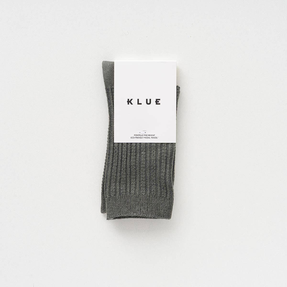 Côte fine en pointelle KLUE | Kaki: 36-40 — vue 3 sur 4