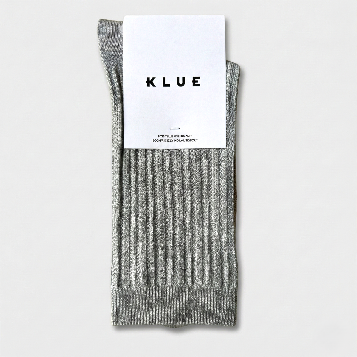 Pointelle Fine Rib Knit KLUE | Gris Clair: 36-40 — vue 1 sur 4