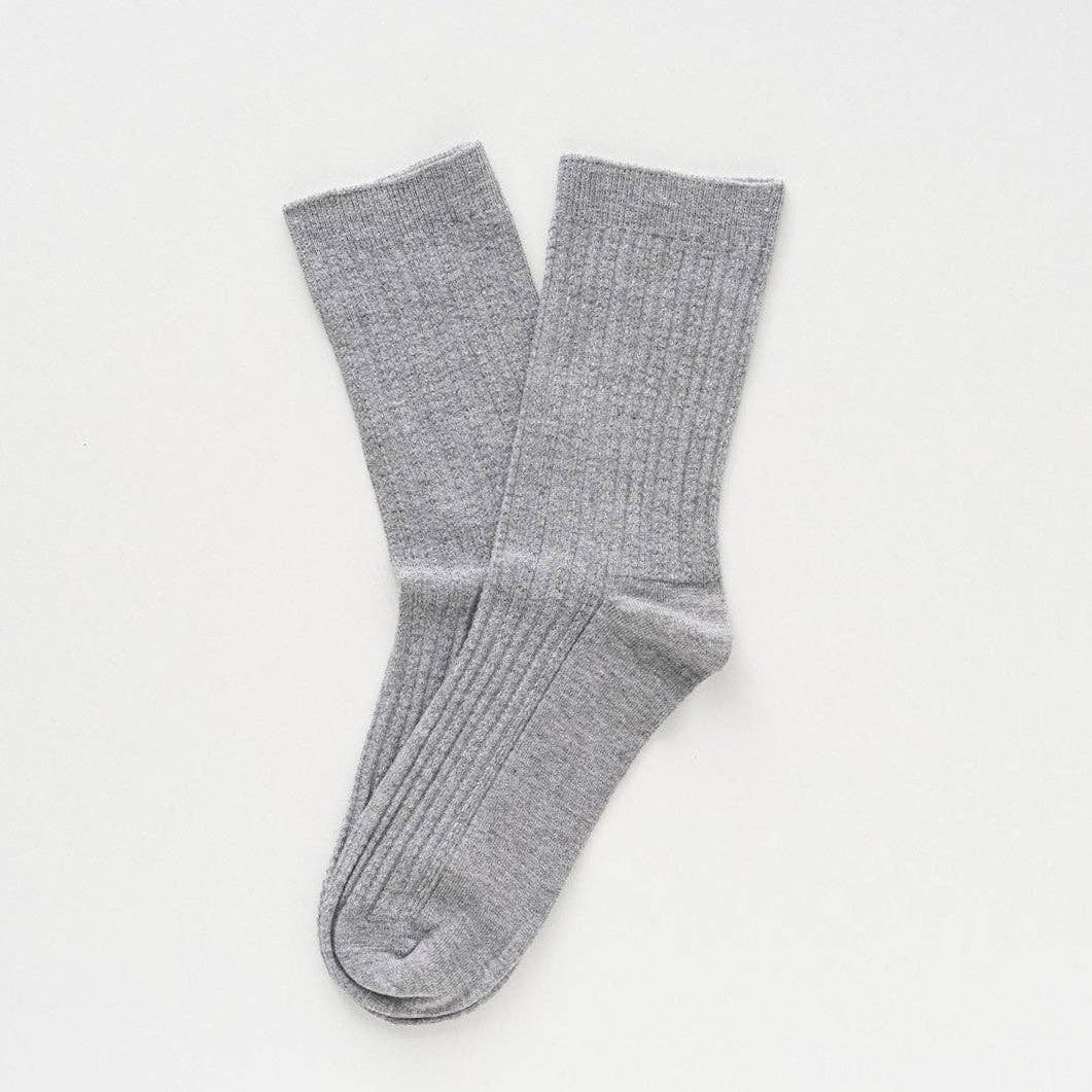 Pointelle Fine Rib Knit KLUE | Gris Clair: 36-40 — vue 4 sur 4