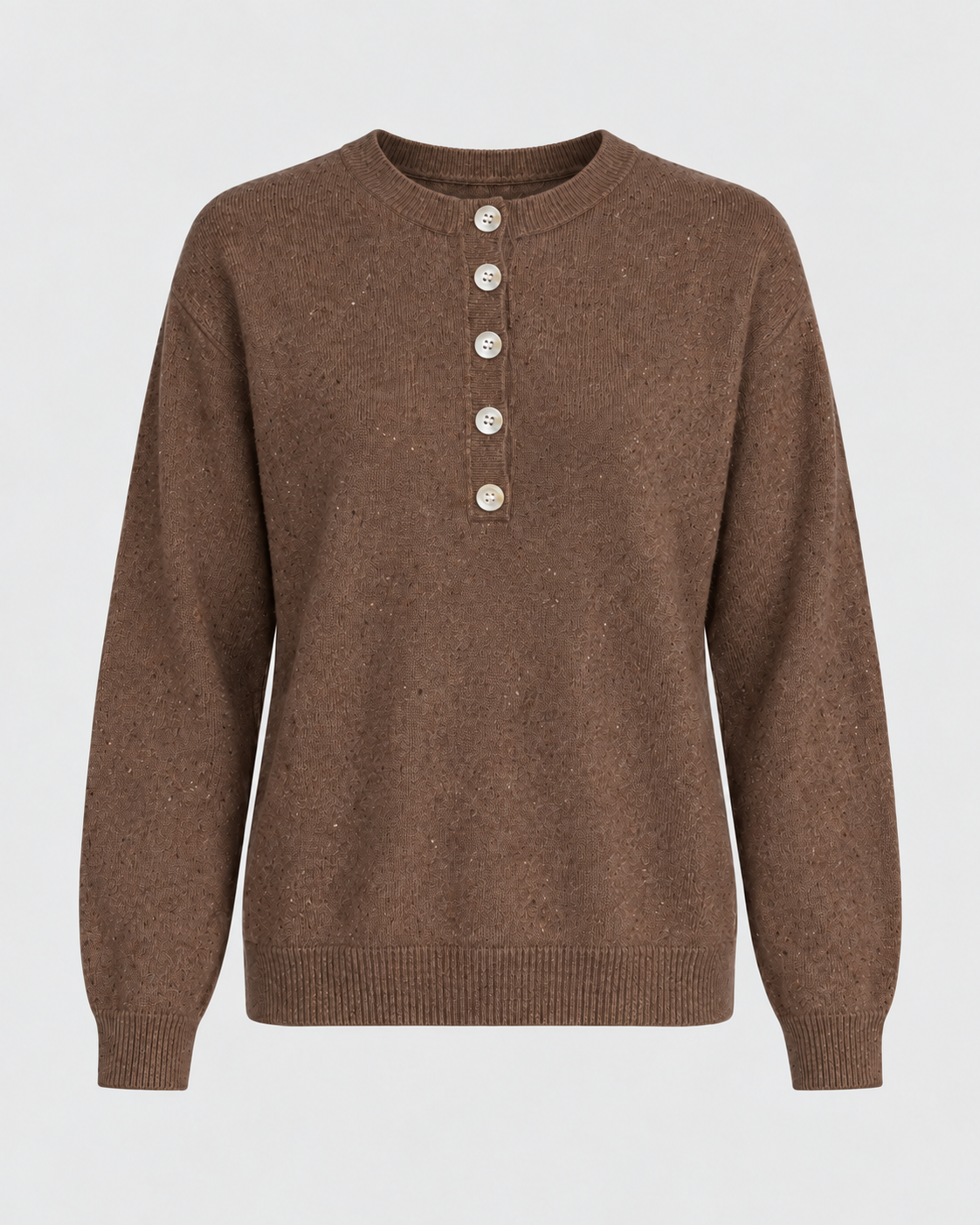 Pull Hannah Absolut Cashmere coloris Café - vue produit
