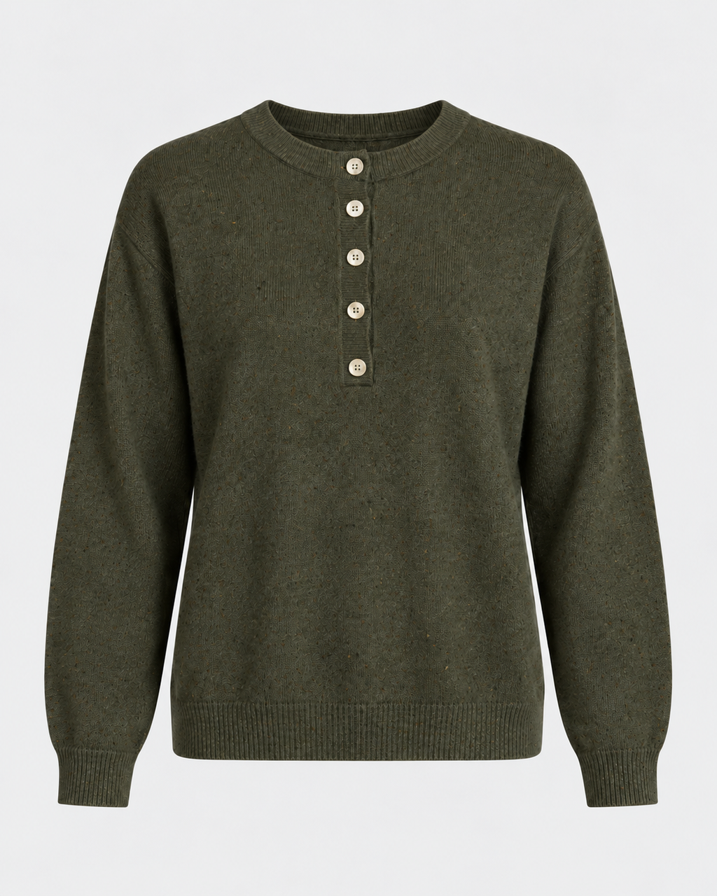 Pull Hannah Absolut Cashmere coloris Olive - vue produit