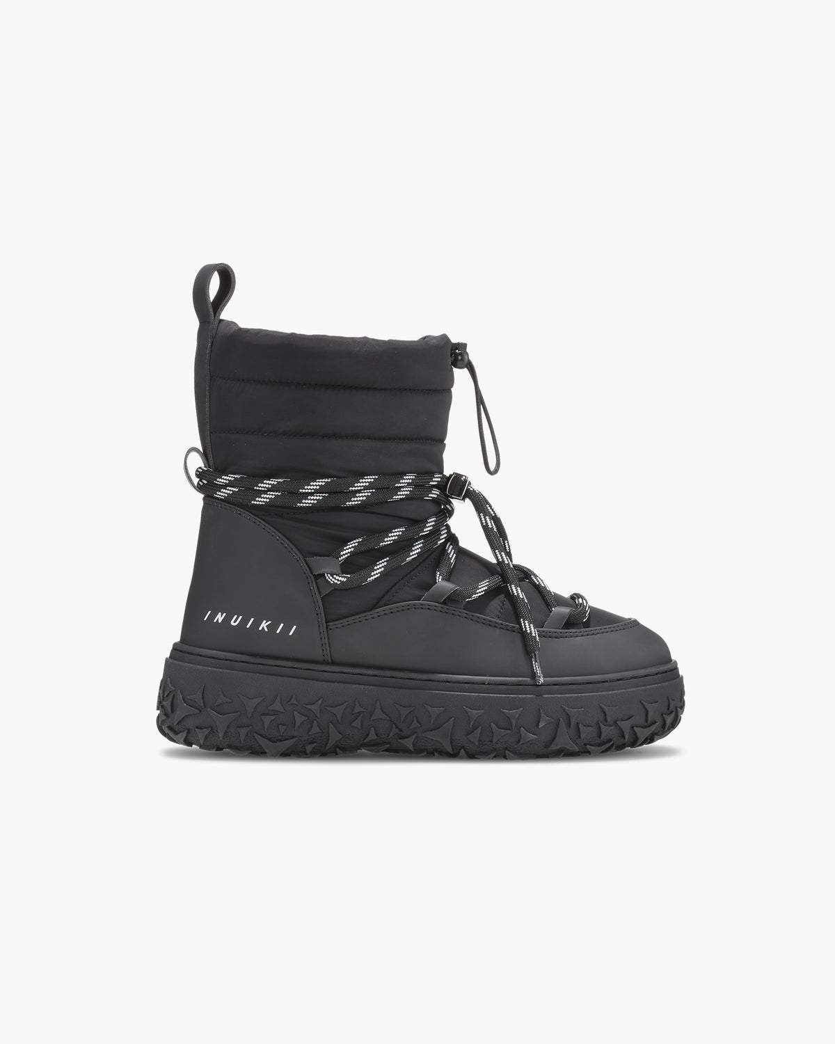 Bottines INUIKII Technical Performance noires — vue profil