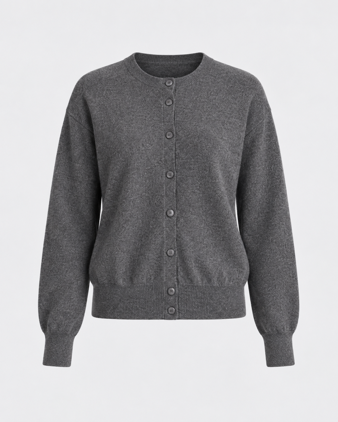 Cardigan réversible Lisette Absolut Cashmere gris foncé chiné vue produit