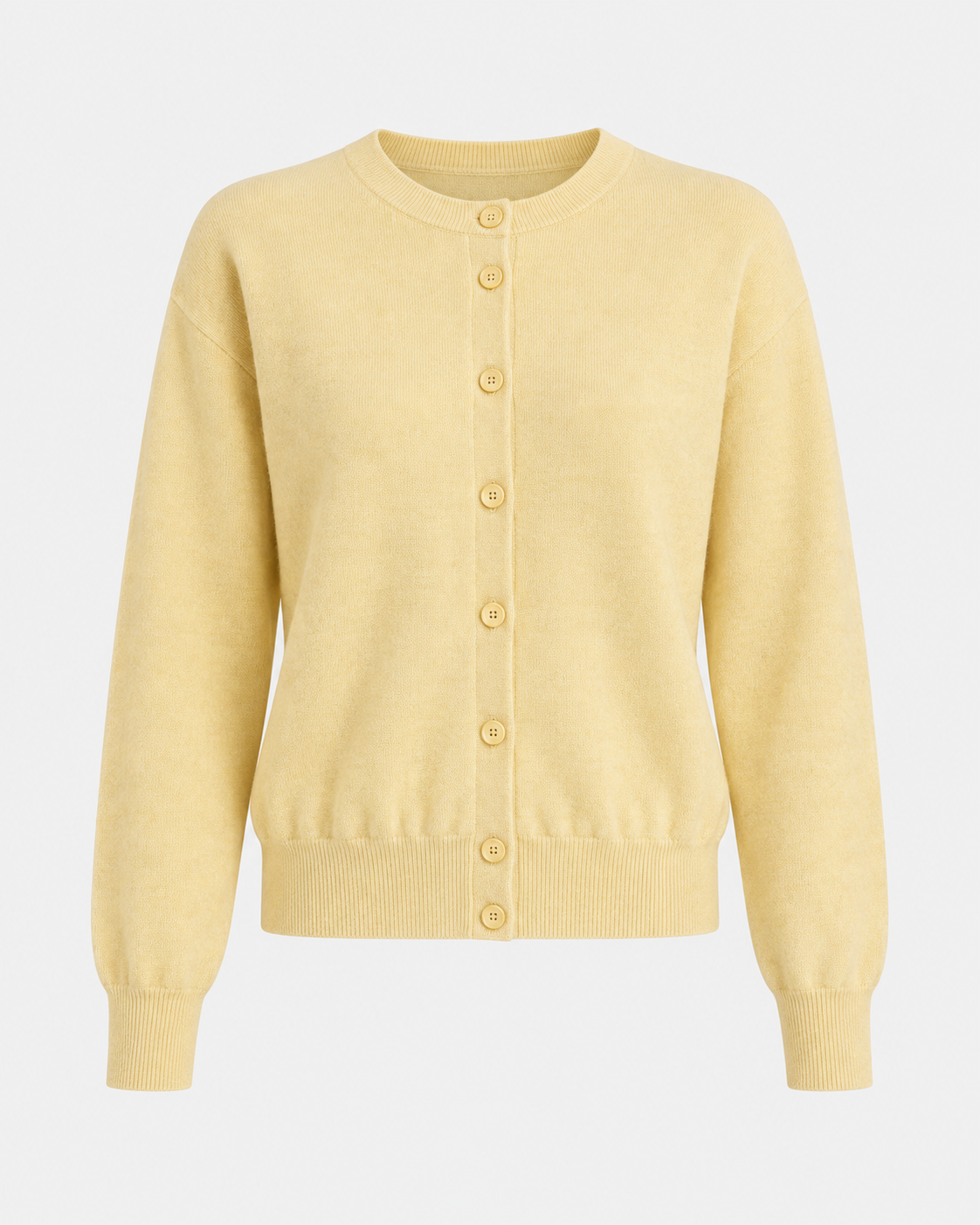 Cardigan réversible Lisette Absolut Cashmere jaune clair vue produit