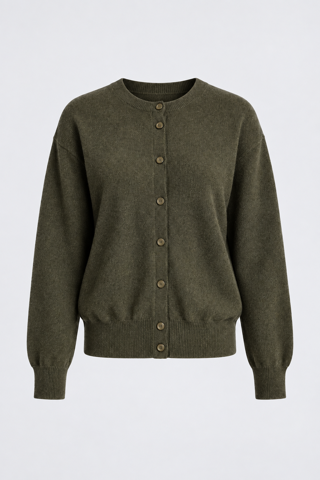 Cardigan réversible Lisette Absolut Cashmere sauge foncée vue produit