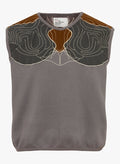 Sweat SIROP LAYER gris Leon & Harper vue de face
