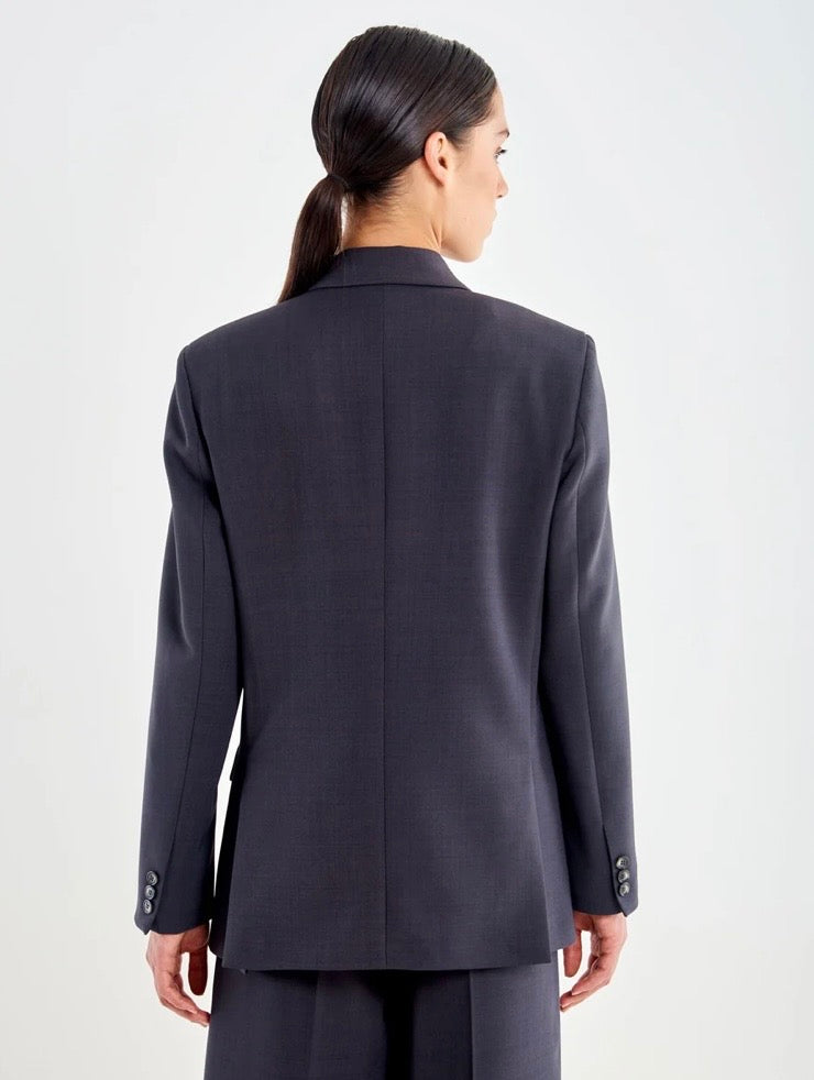 Blazer croisé gris asphalte VICOLO TAC0459 – vue de dos