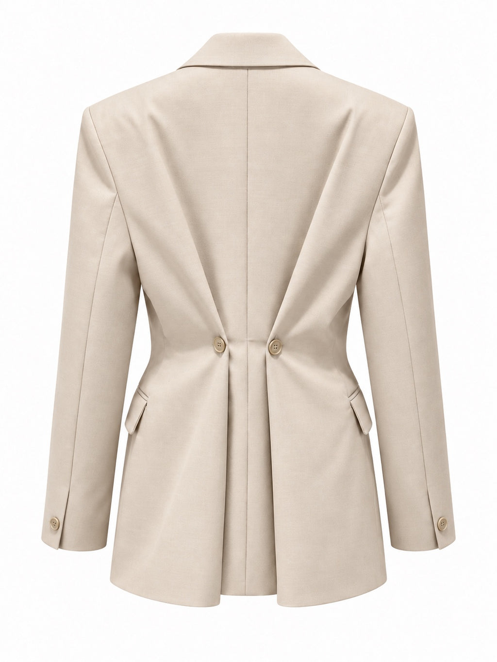 Blazer croisé cintré beige VICOLO TAC0136 – vue de dos