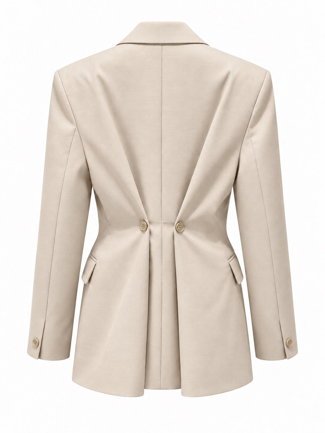 Blazer croisé cintré beige VICOLO TAC0136 – vue de dos