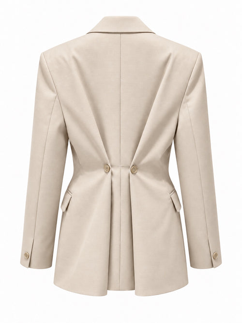 Blazer croisé cintré beige VICOLO TAC0136 – vue de dos